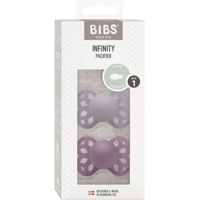 Bibs Infinity dudlíky silikon symetrické Blush/Woodchuck 2 ks