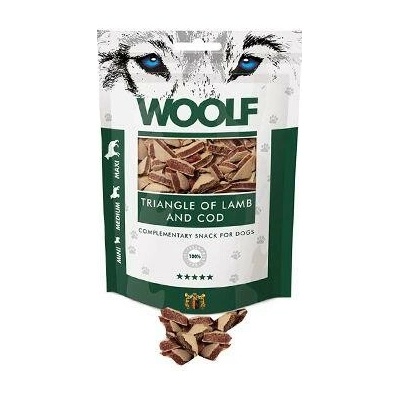 WOOLF Classic pôch. Trojuholník z jahňacieho a tresky 100 g