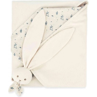 Kaloo Lapinoo Нежно одеяло с възможност за закрепване към столче за кола кремаво