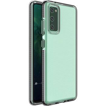 HQWear Кейс с цветна рамка Spring Case за Samsung Galaxy A12 / Galaxy M12, черен (KXG0029144)