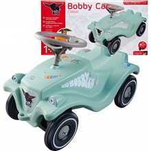 BIG auto Bobby Car Classic Green Sea zelené s trendy nálepkami a klaksónom