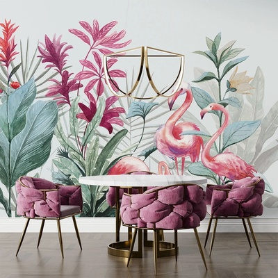 Art Gift Decor Фототапет Розово фламинго