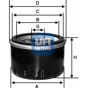 UFI 23.273.00 Olejový filter