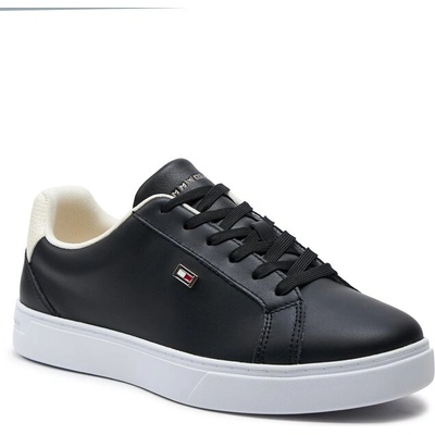 Tommy Hilfiger Сникърси Tommy Hilfiger Flag Court Sneaker FW0FW08072 Black BDS (Flag Court Sneaker FW0FW08072)