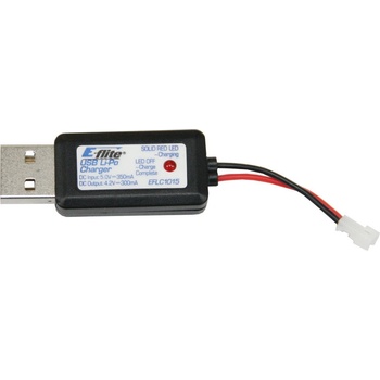 E-flite nabíjač LiPo 300mA USB 3.7 V