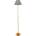 Endon Lighting 114778 - Димируема презареждаема подова лампа BURLEY LED/1, 5W/5V месинг/син (EN0012)