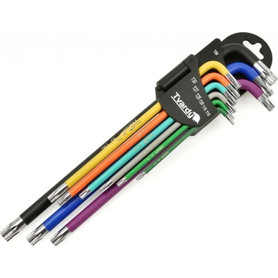 Geko barevné TORX klíče T10-T50 9 ks T00123