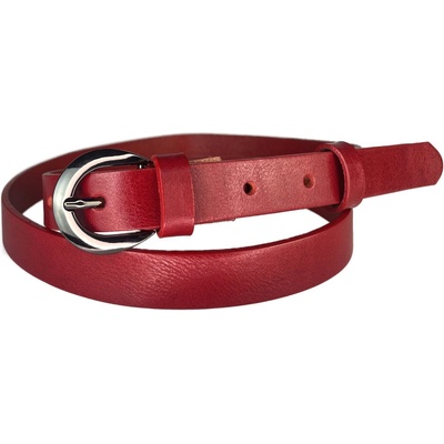 Penny Belts kožený opasek 20-206-93 červený