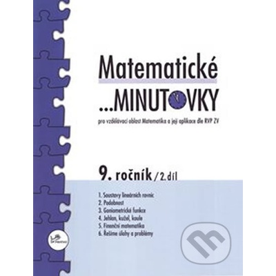 Matematické minutovky 9. ročník / 2. díl