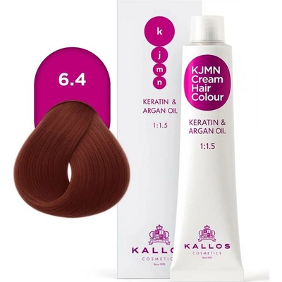 Kallos KJMN barva tmavě měděno hnědá 6.4 100 ml