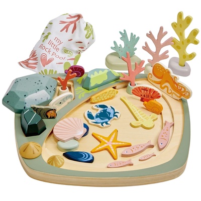 Tender Leaf Дървен игрален комплект Tender Leaf Toys - Скален басейн (TL8486)