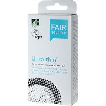 Image 1 of Fair Squared Ultra Thin - Fair Trade Vegan Condoms 10 pack
