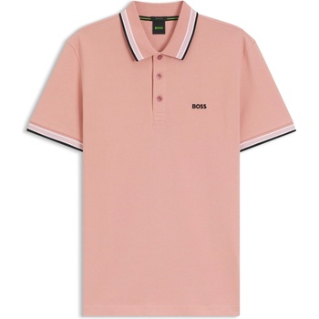 Boss Блуза с яка Boss Mens BOSS GREEN Paddy Polo Shirt with Contrast Tipping - Pink 686