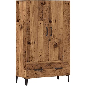 vidaXL Висока дъска Старо дърво 70x31x115 cm Инженерна дървесина (856924)
