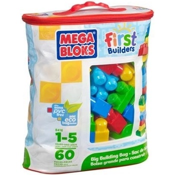 Mega Bloks Mega Kostky v plastovém pytli 24 ks