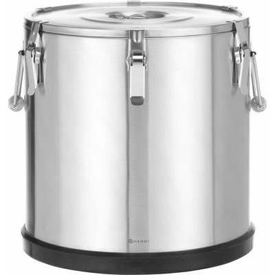 Nerezová termoska Kitchen Line pro přepravu potravin, HENDI, Kitchen Line, 50L, Stříbrná, o430x(H)440mm