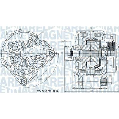 generátor MAGNETI MARELLI 063732058010