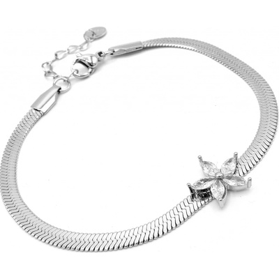 Steel Jewelry náramek kytička z chirurgické oceli NR231040