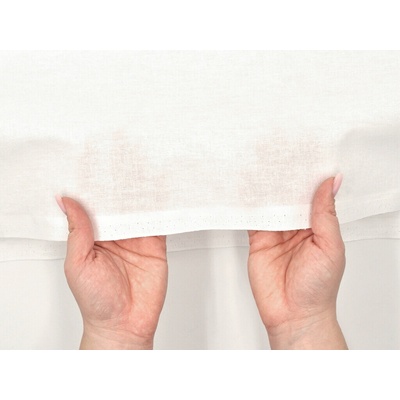 Mirtex Plátno DOMESTINO 120/100 Bílá šíře 150cm