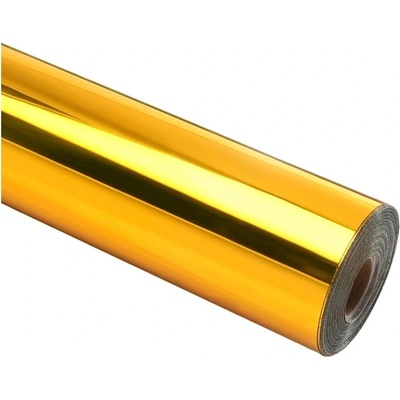 HTVRONT Samolepiaca fólia chrome metallic zlatá 30,5 × 90 cm - 1 kus