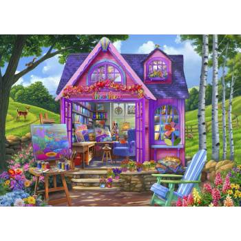 Bluebird Puzzle - Puzzle She Shed Studio - 500 piese
