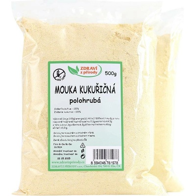 Zdraví z přírody Mouka kukuřičná polohrubá 0,5 kg