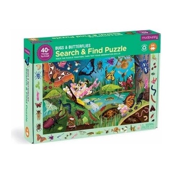Mudpuppy Brouci a motýli 64 dielov
