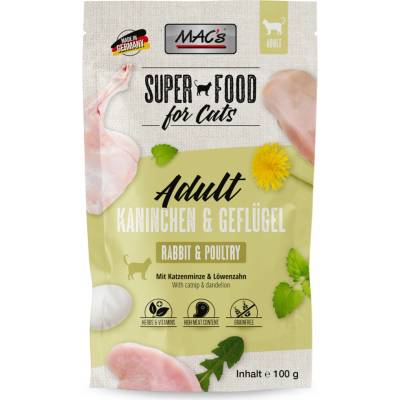 MAC´s Cat králičí a drůbež 12 x 100 g