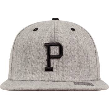 Urban Classics Шапка с козирка в сиво Letter Snapback PUB-10532-00360 - Сив, размер blk/L