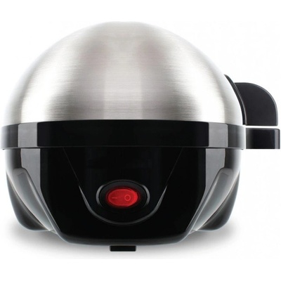 ROSBERG Яйцеварка Rosberg R51982C, 350W, За 7 яйца, Автоматично икзлючване със сигнал, Неръждаема стомана, Черен/инокс (555R51982C)