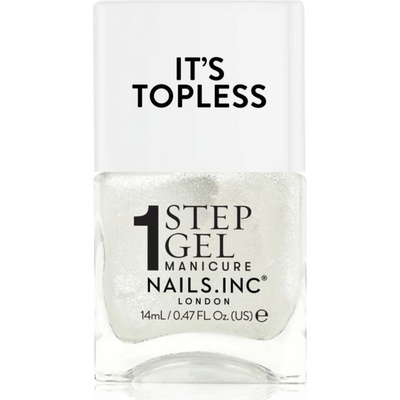 Nails Inc. It’s Topless gélový lak na nechty pre dlhotrvajúci efekt odtieň Sydney 14 ml