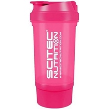 Scitec Nutrition Scitec Traveler shaker 500 ml + zásobník - Bílý