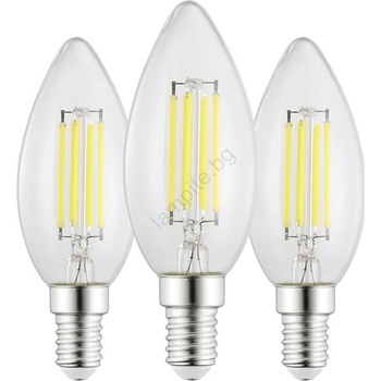EGLO Комплект от 3 LED крушки VINTAGE C35 E14/2, 2W/230V 2700K - Eglo 110439 (EG110439)