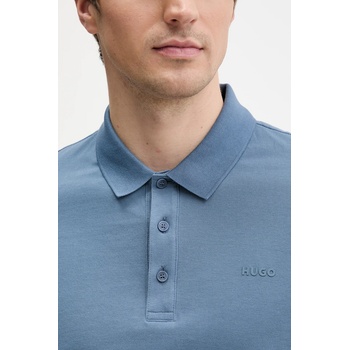 HUGO Памучна тениска с яка HUGO Donos222 (50466182)