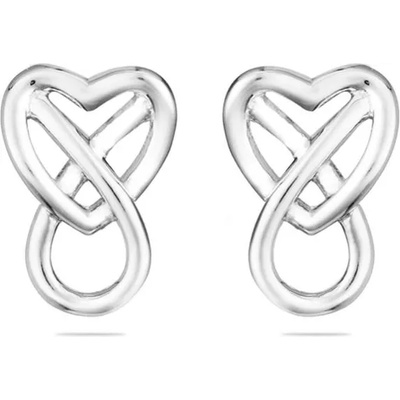 Swan Сребърни обици END183E Swan