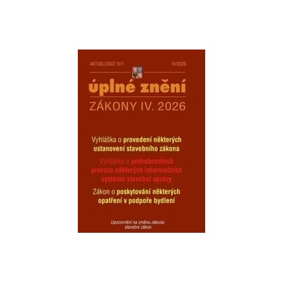 Aktualizace O poskytování některých opatření v podpoře bydlení