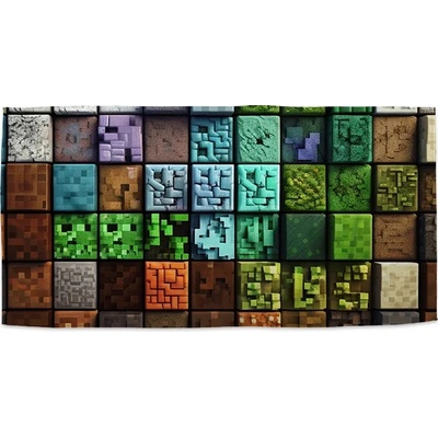 Sablio Uterák Blocks Abstract 50 x 100 cm