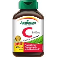 Jamieson Vitamín C 1000 mg s postupným uvoľňovaním 120 tabliet