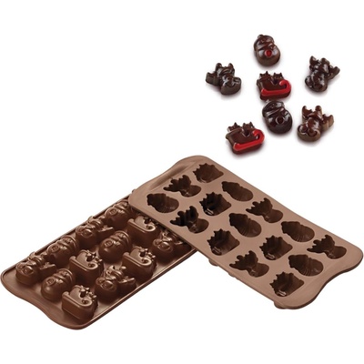 Silikomart Форма за шоколадови бонбони Scg23 Choco Winter силиконова (22.123.77.0065)