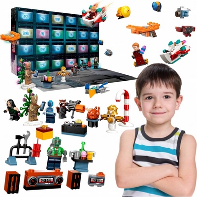 ADVENTNÍ KALENDÁŘ LEGO SUPER HEROES DÁREK PRO CHLAPCE, TATÍNKA, BRATRA XL