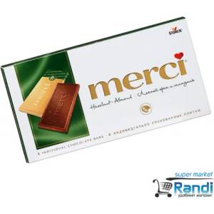 merci Шоколад Merci лешник и бадем 100гр