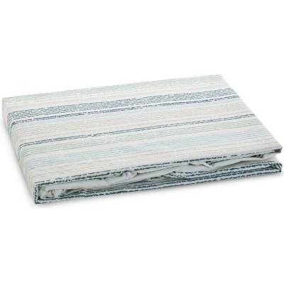 Takoy Prostěradlo s gumou z bavlny barva modrá a bílá pruhovaný vzor 105 g/m2 PRINT-HF-455543 160x200x30