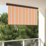 vidaXL Ролетна щора Жълто и Синьо 220 x 250 cm Текстил и Алуминий (362094)