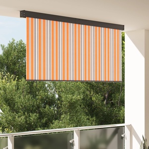 vidaXL Ролетна щора Жълто и Синьо 220 x 250 cm Текстил и Алуминий (362094)