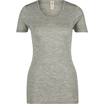 Engel Дамско копринено термобельо Engel Women's Undershirt S/S Merino base layer - Light Grey Melange - размер 42/44 (EU) (114-0819-0513)