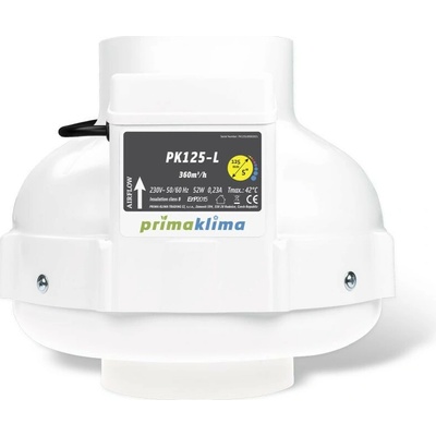 Prima Klima PK125-L 125 mm 360 m3/h, 1-rýchlostný