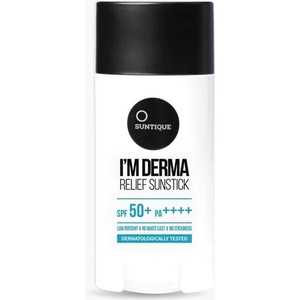 Suntique I'm Derma Relief Sunstick SPF 50+ PA++++, слънцезащитен стик за лице (8809548590460)