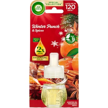 Air Wick електрически ароматизатор, Пълнител, Winter Punch & Spices, 19мл