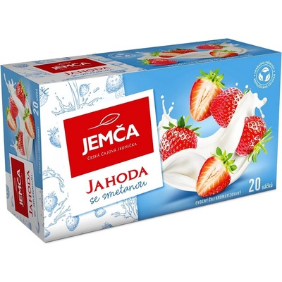 Jemča ovocný čaj jahoda se smetanou 40 g