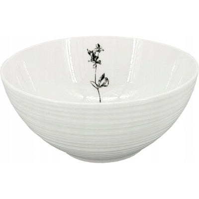 by inspire Porcelánová miska Croft Wild bílá černá 16 cm